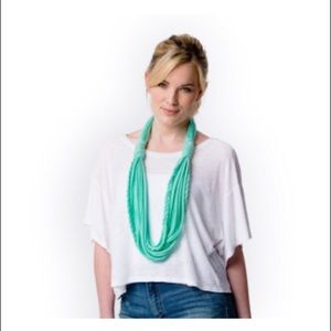NWT Banded Together Mint Double Knot Scarf